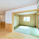 ノルディックパインフローリングとつながる和室