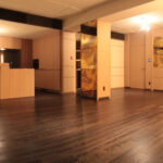 障子と組み合わせたオーク複合フローリングの和モダンインテリア