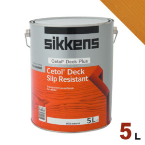 Sikkens（シッケンズ） セトール デッキプラス 078「ナチュラル」[5L] 屋外 木部用（床 階段 スロープ 船舶デッキ等） 油性塗料