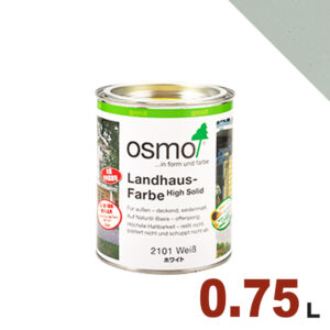 【本州・九州限定】OSMO（オスモ&エーデル） オスモカラー カントリーカラー #2735 ライトグレー[0.75L] 屋内 木部用 ドイツ製 自然塗料