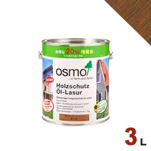 【本州・九州限定】OSMO（オスモ&エーデル） オスモカラー ウッドステインプロテクター #708 チーク[3L] 屋外 木部用 ドイツ製 自然塗料