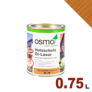 【本州・九州限定】OSMO（オスモ&エーデル） オスモカラー ウッドステインプロテクター #728 レッドシダー[0.75L] 屋外 木部用 ドイツ製 自然塗料