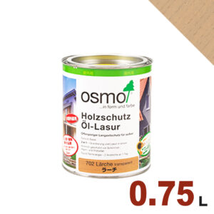 【本州・九州限定】OSMO（オスモ&エーデル） オスモカラー ウッドステインプロテクター #733 ヘムロックファー[0.75L] 屋外 木部用 ドイツ製 自然塗料