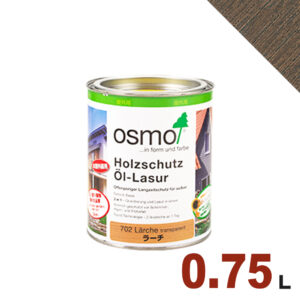 【本州・九州限定】OSMO（オスモ&エーデル） オスモカラー ウッドステインプロテクター #907 クォーツグレー[0.75L] 屋外 木部用 ドイツ製 自然塗料