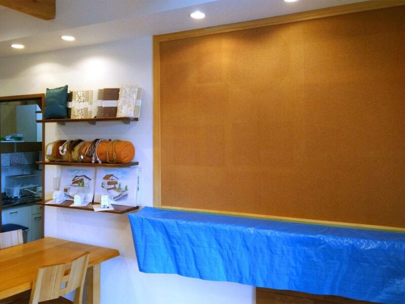 施工前のオフィス壁面の様子