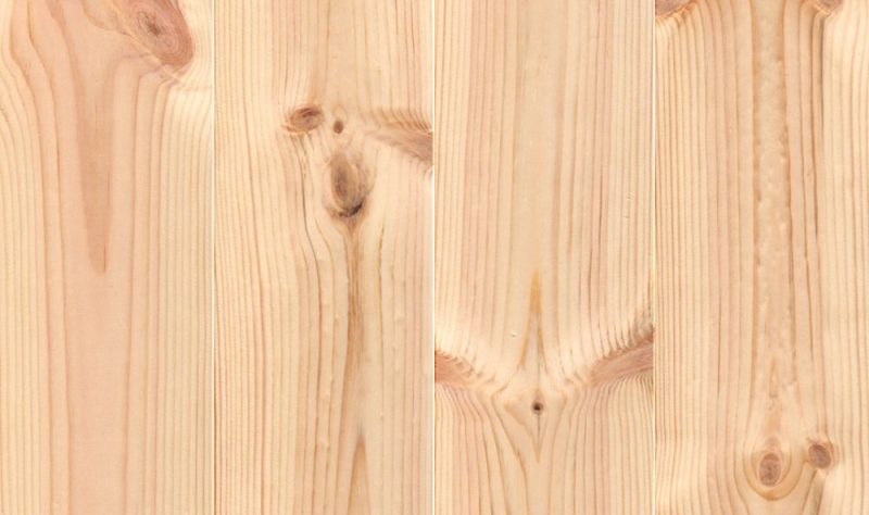 北欧産ノルディックパイン無垢フローリングの木目と節が美しい表情