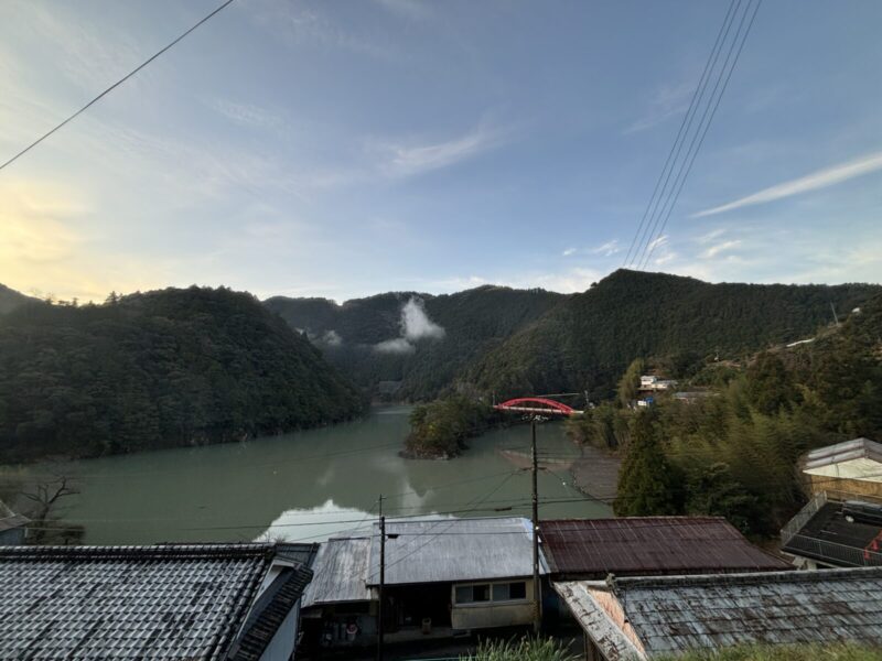 奈良県吉野郡十津川村の風景