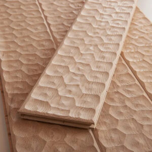 表面特殊加工「ピオニー(PEONY)」 アッシュ(タモ) 一枚もの 複合フローリング 15x120x1820mm|プレミアムグレード【無塗装/自然塗料】 1.53㎡(7枚)/箱