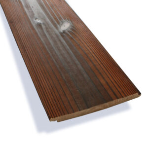 外壁用 焼杉 国産スギ 羽目板 アウターパネル 11x150x2970mm｜一等（節・埋木あり）グレード 水性塗装（紅葉）4.9㎡（11枚）/箱