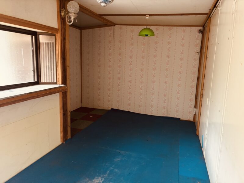 不便を楽しむ里 小屋 内装 未改装スペース DIY活用予定 ワークショップ空間候補